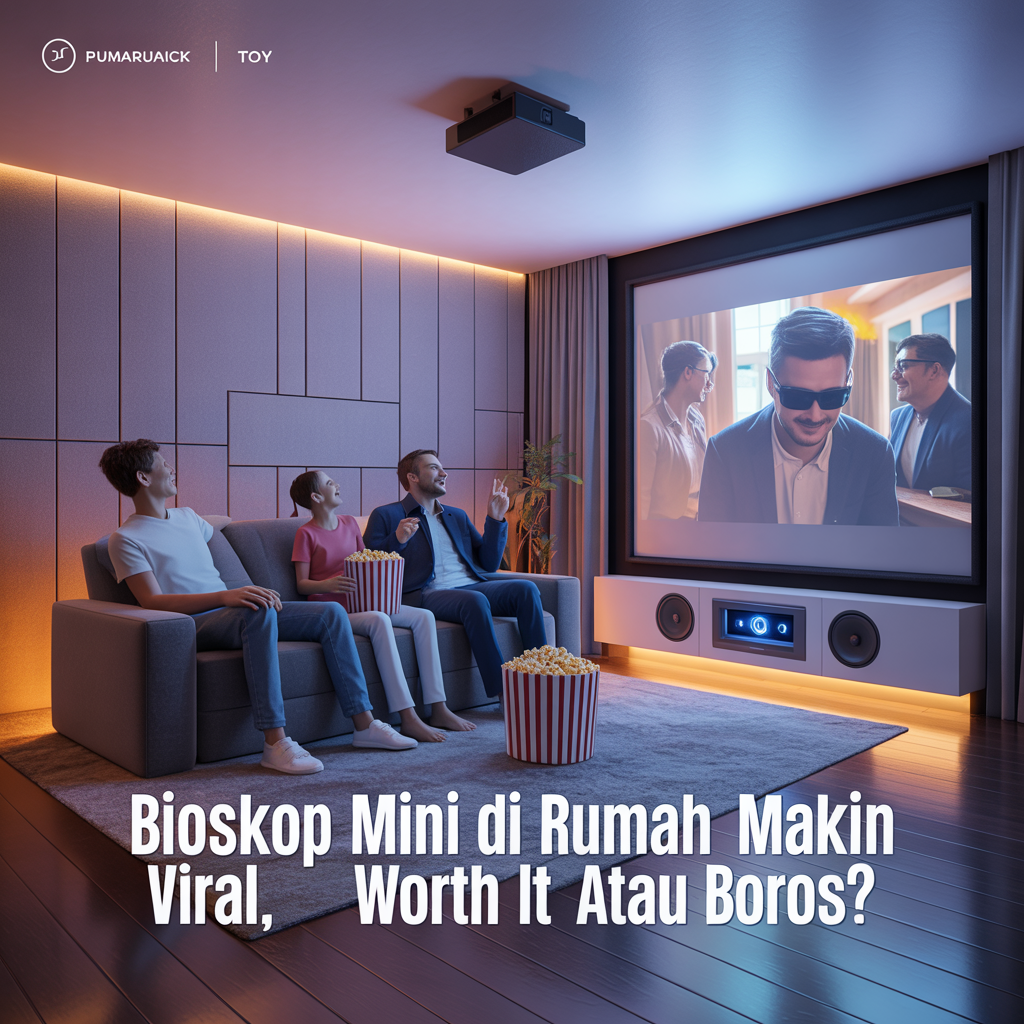 Bioskop Mini di Rumah Makin Viral, Worth It atau Boros?