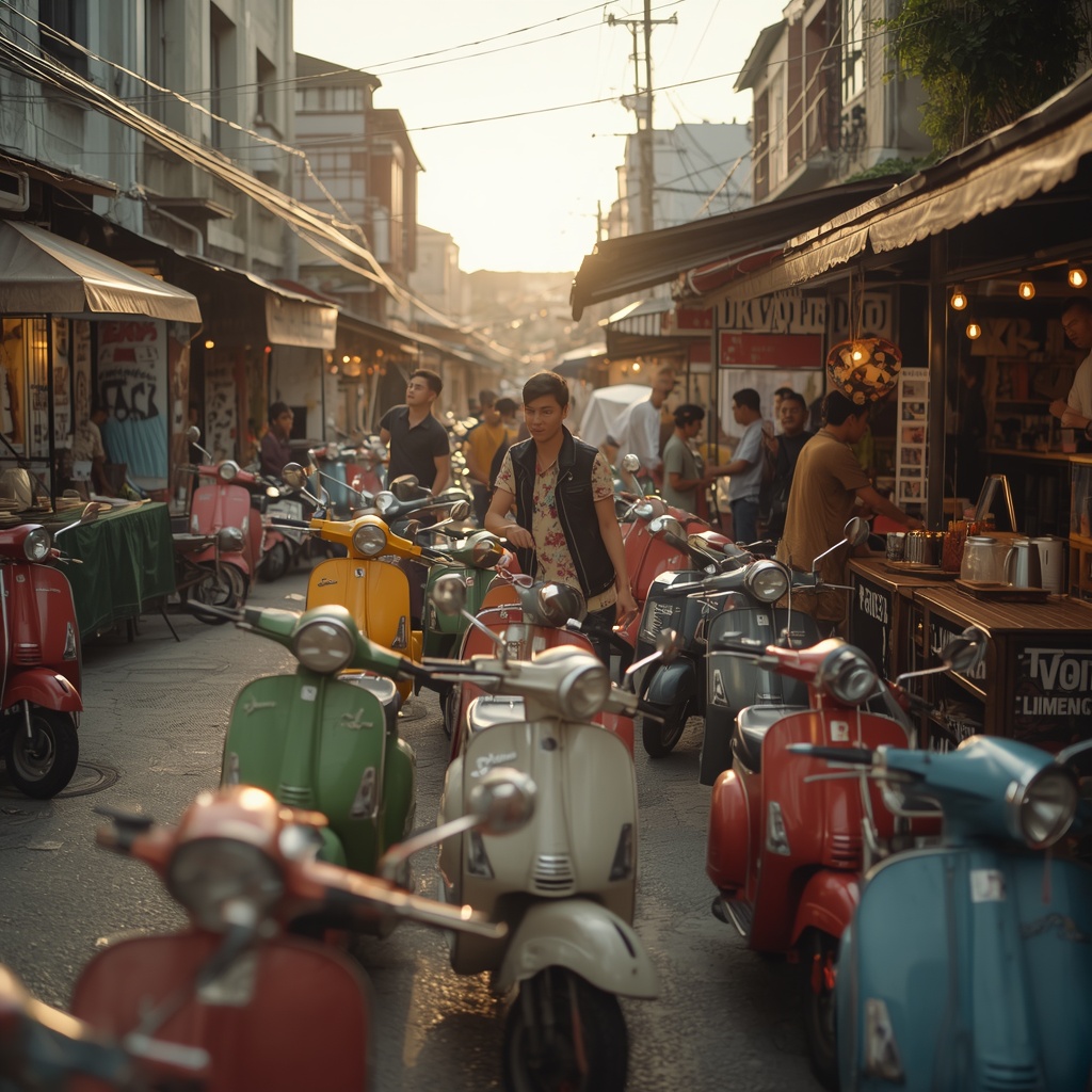 Komunitas Vespa Tua Bertransformasi Jadi Ladang Bisnis Kreatif