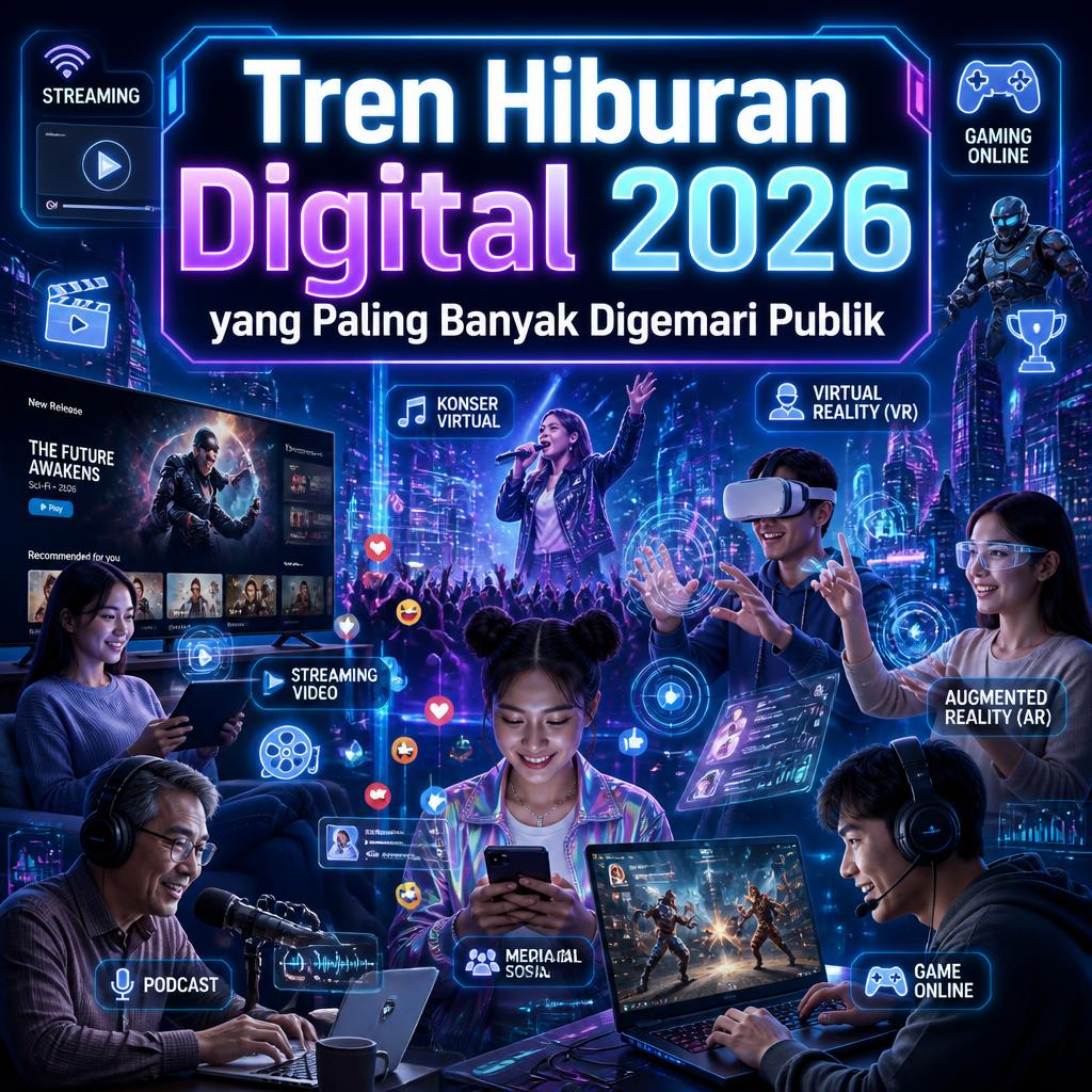 Tren Hiburan Digital 2026 yang Paling Banyak Digemari Publik