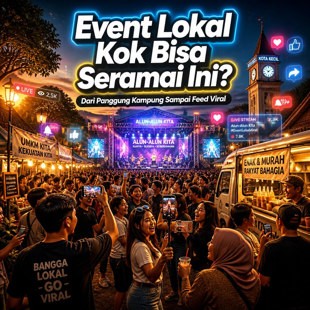 Event Lokal Kok Bisa Seramai Ini? Dari Panggung Kampung Sampai Feed Viral