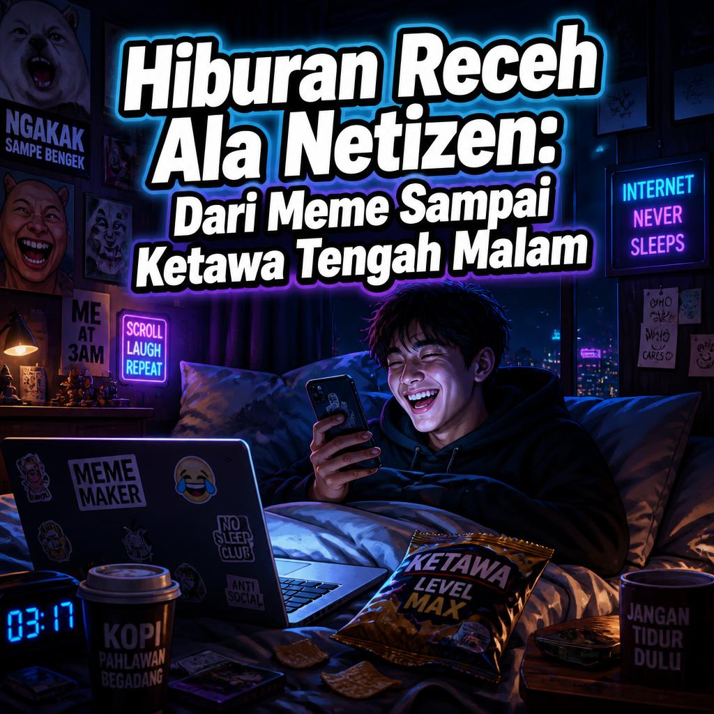 Hiburan Receh Ala Netizen: Dari Meme Sampai Ketawa Tengah Malam