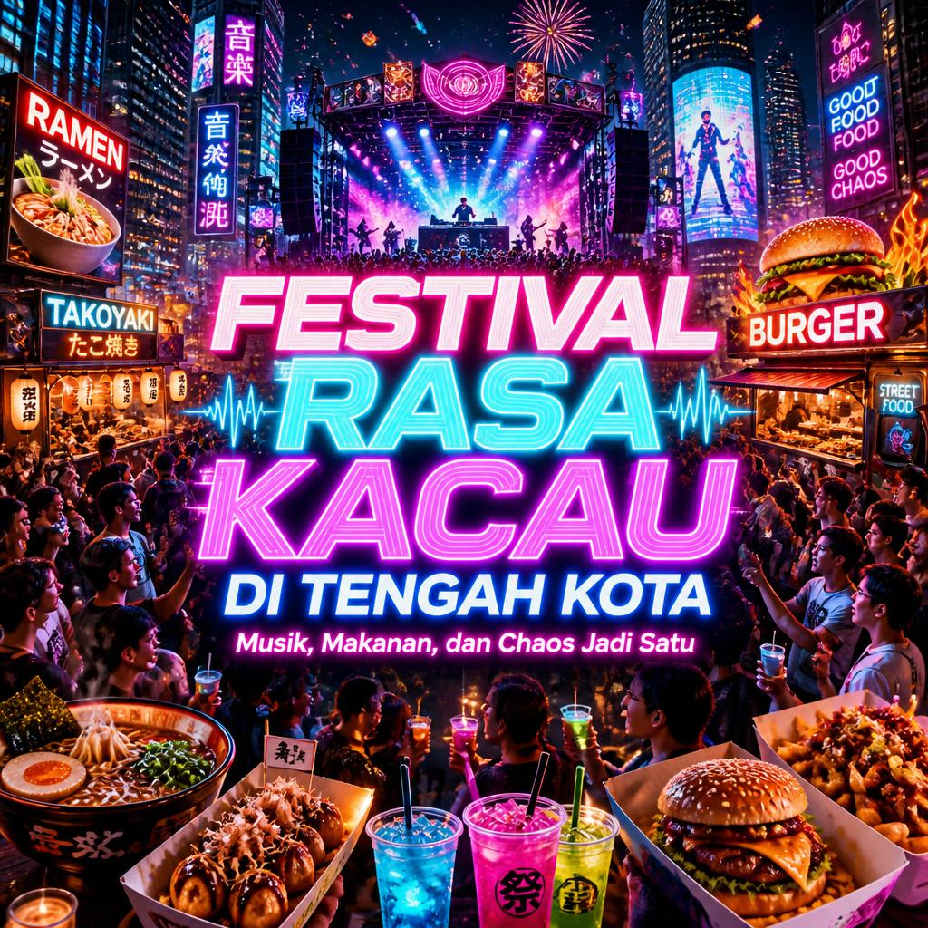 Festival Rasa Kacau di Tengah Kota: Ketika Musik, Makanan, dan Chaos Jadi Satu