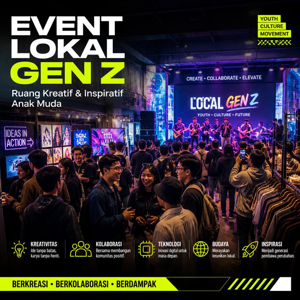 Event Lokal Gen Z Menjadi Ruang Kreatif dan Inspiratif Anak Muda