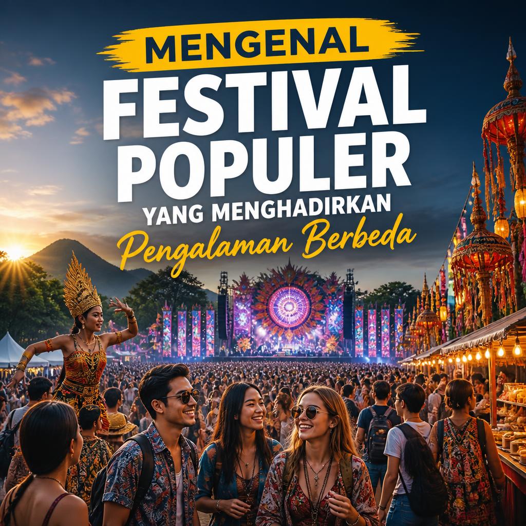 Mengenal Festival Populer yang Menghadirkan Pengalaman Berbeda